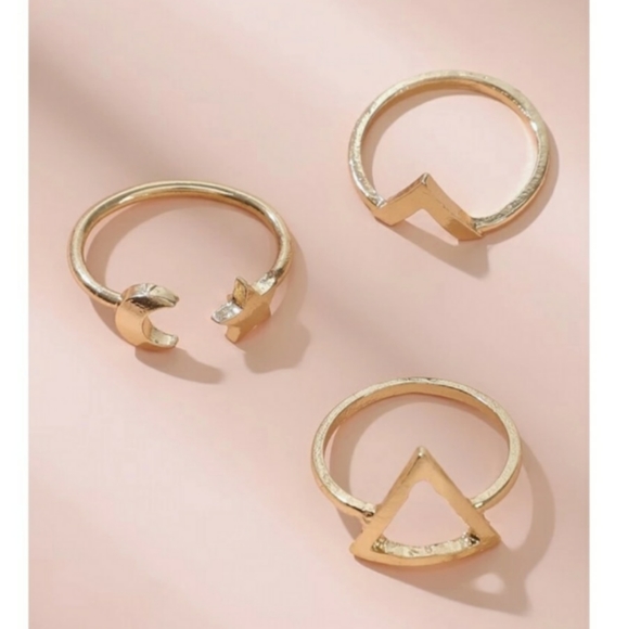 Kara and Kate Jewelry - Only 1 LEFT‼️✨HOST PICK✨ 3 Piece Gold Ring Set